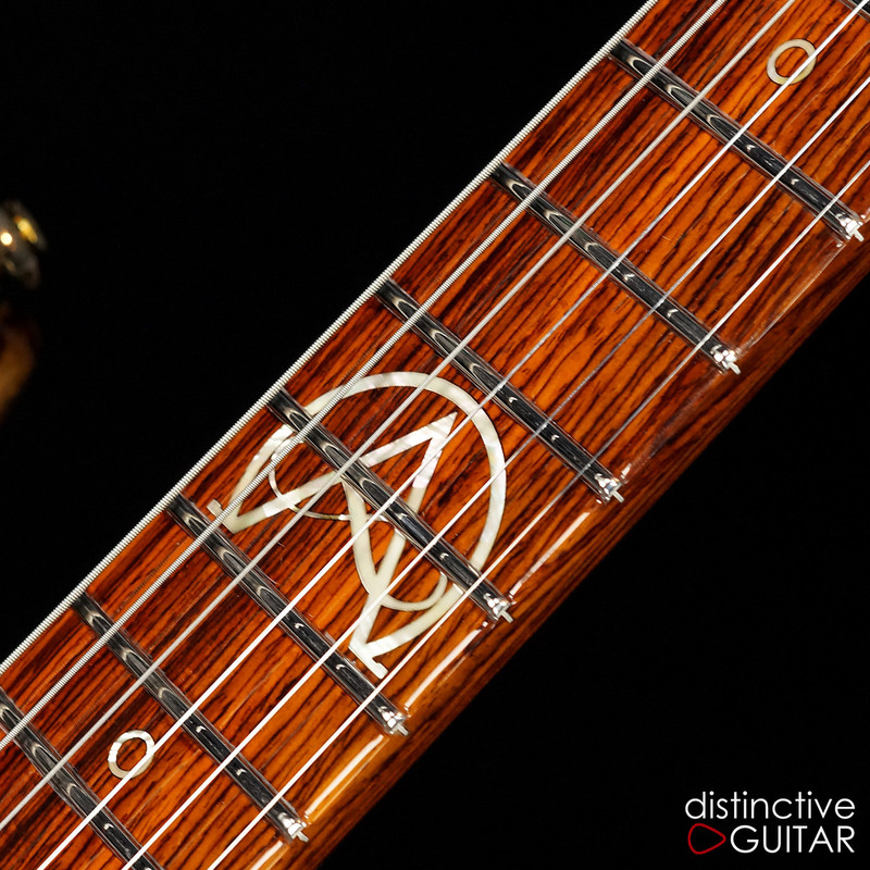 Suhr Custom Modern Distinctive Select #12 Black Limba / Cocobolo Waterfall Burl Natural Burst